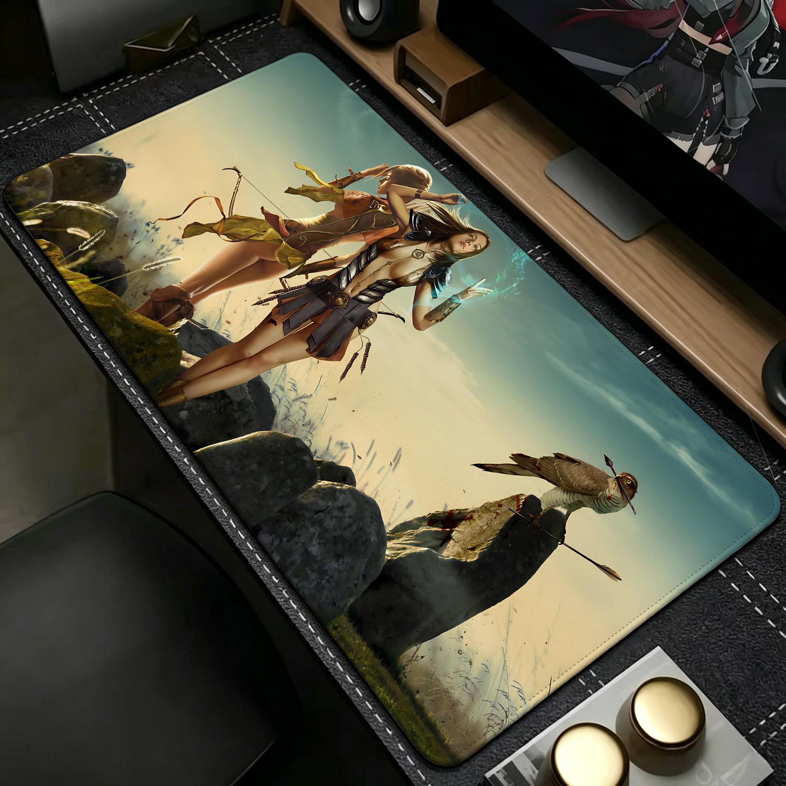 Esports Online Gaming - Alfombrilla de ratón para juegos Black